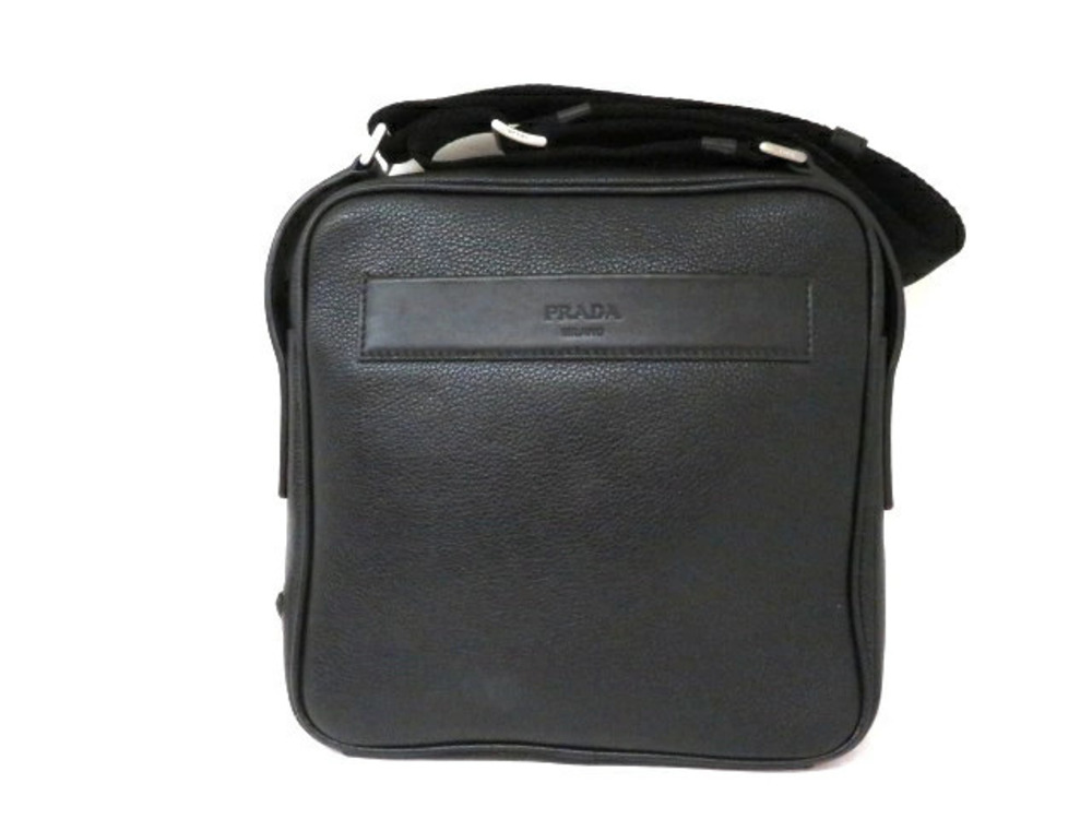 Prada Bag Hobo Embossed Black